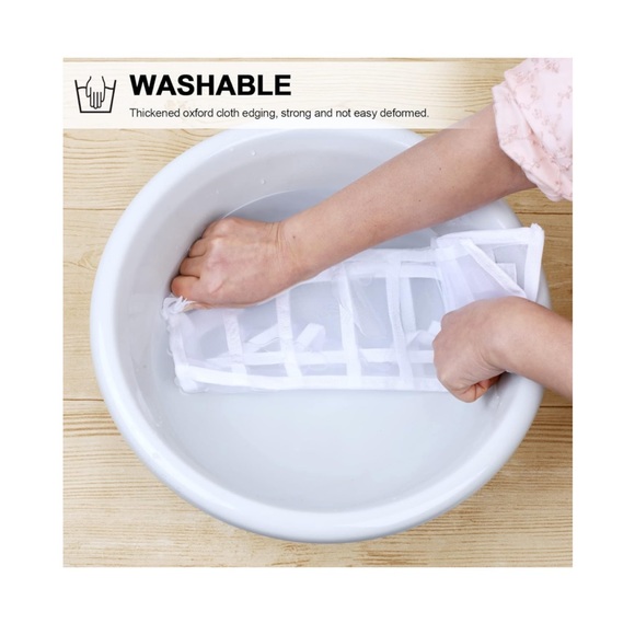 3 Packs Wardrobe Clothes Organizer, Washable Jeans Compartment Storage B… - Picture 8 of 11